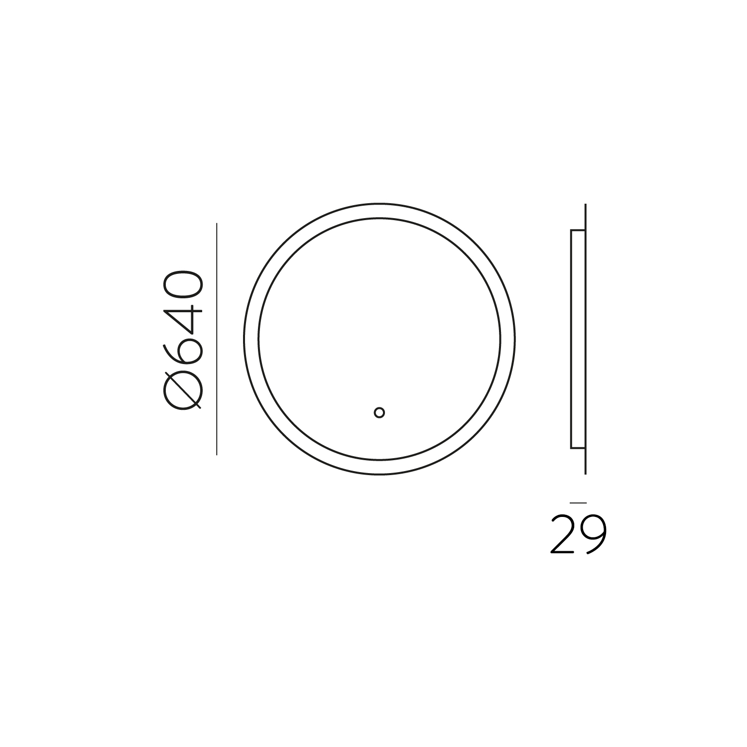 Lustro Petra - rysunek techniczny