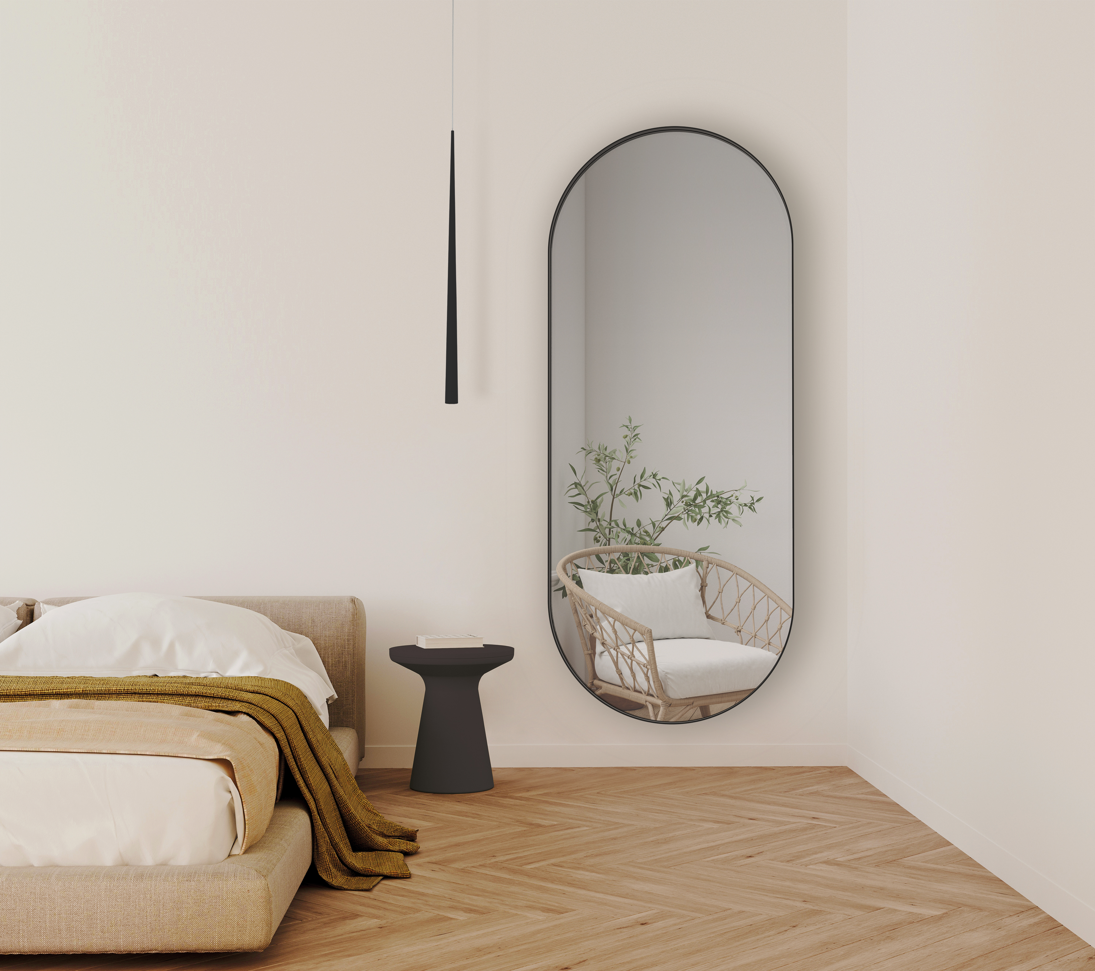 Lustro Daniela w aranżacji (wariant bez oświetlenia)