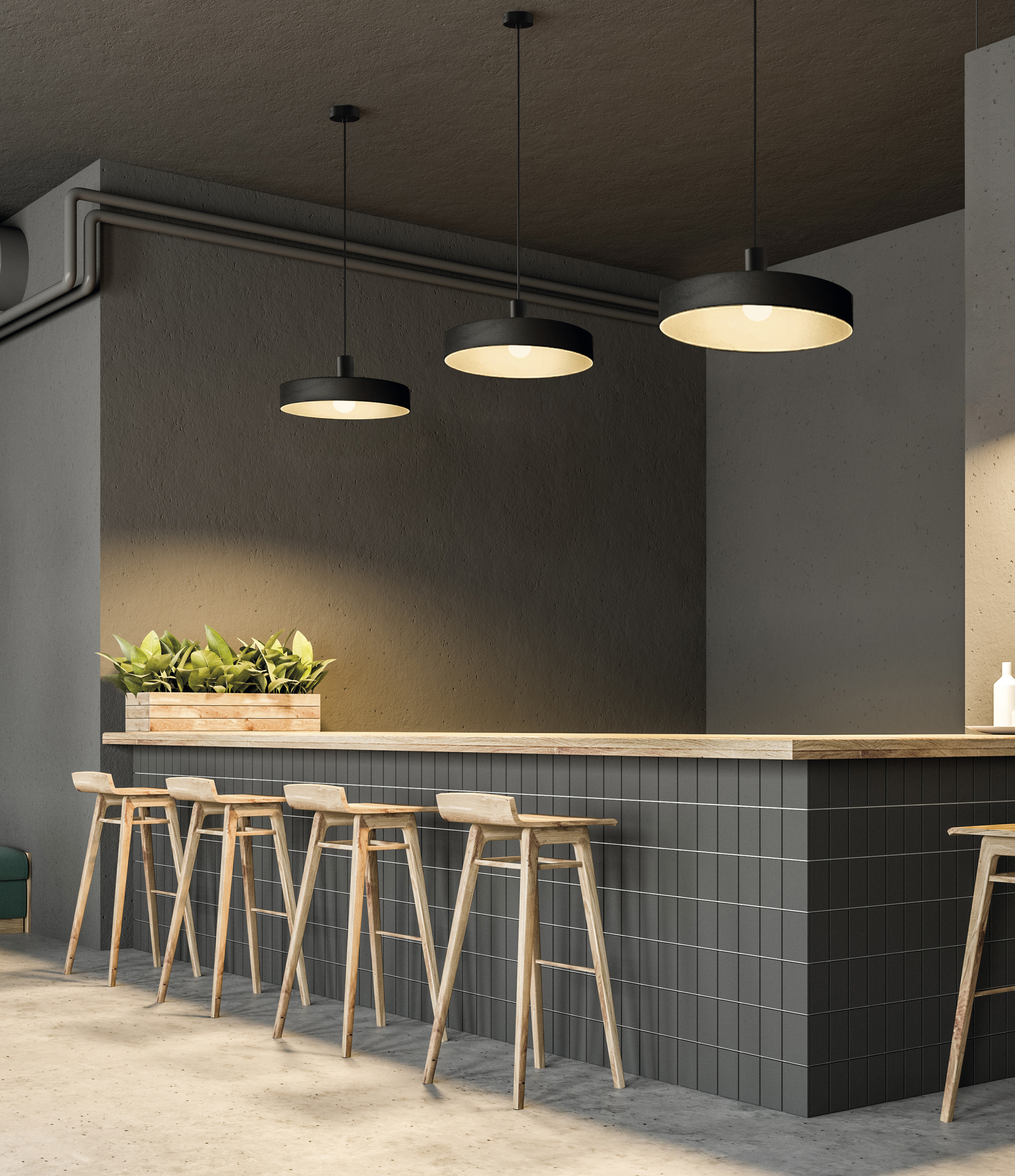 Lampa wisząca Jarvis w aranżacji wnętrza