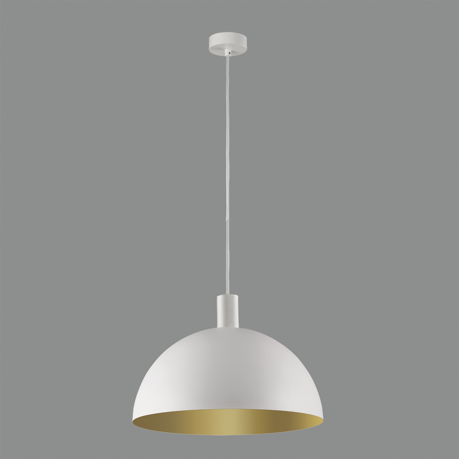 Tiga Pendant lamp 3707/35 Textured White/Tech Gold