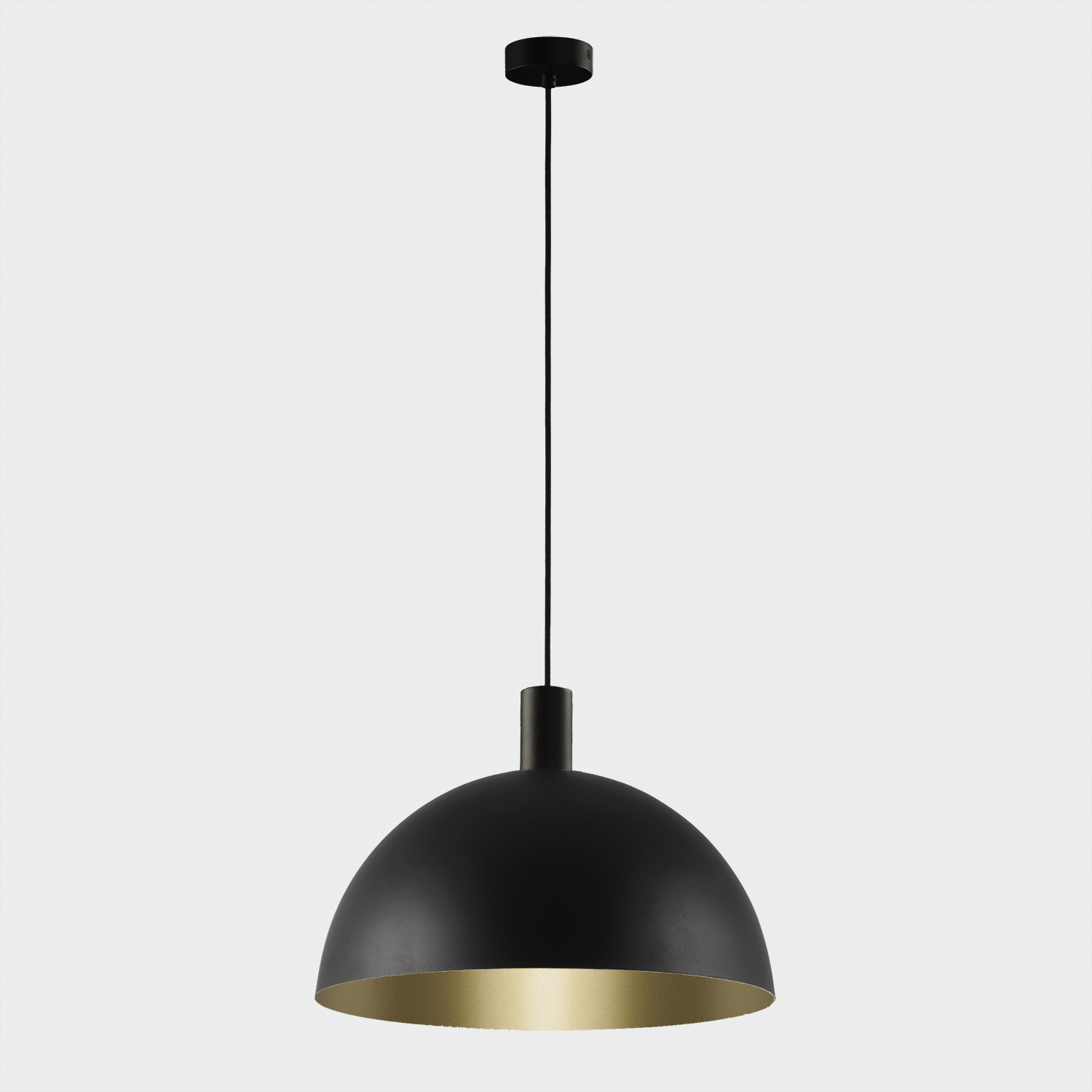 Tiga Pendant lamp 3707/35 Textured Black/Tech Gold