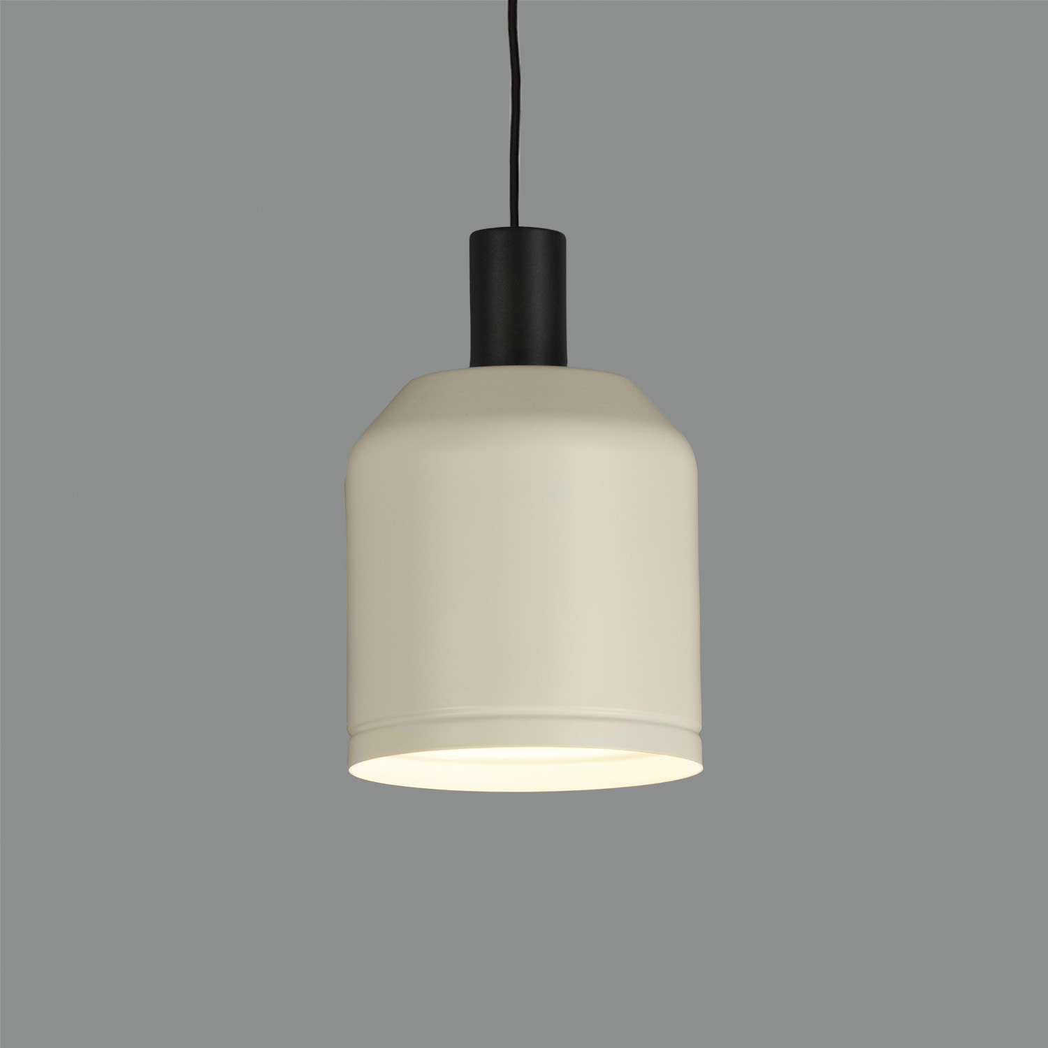 Lampa Turkana 3908/16 Biały klosz, czarny kabel