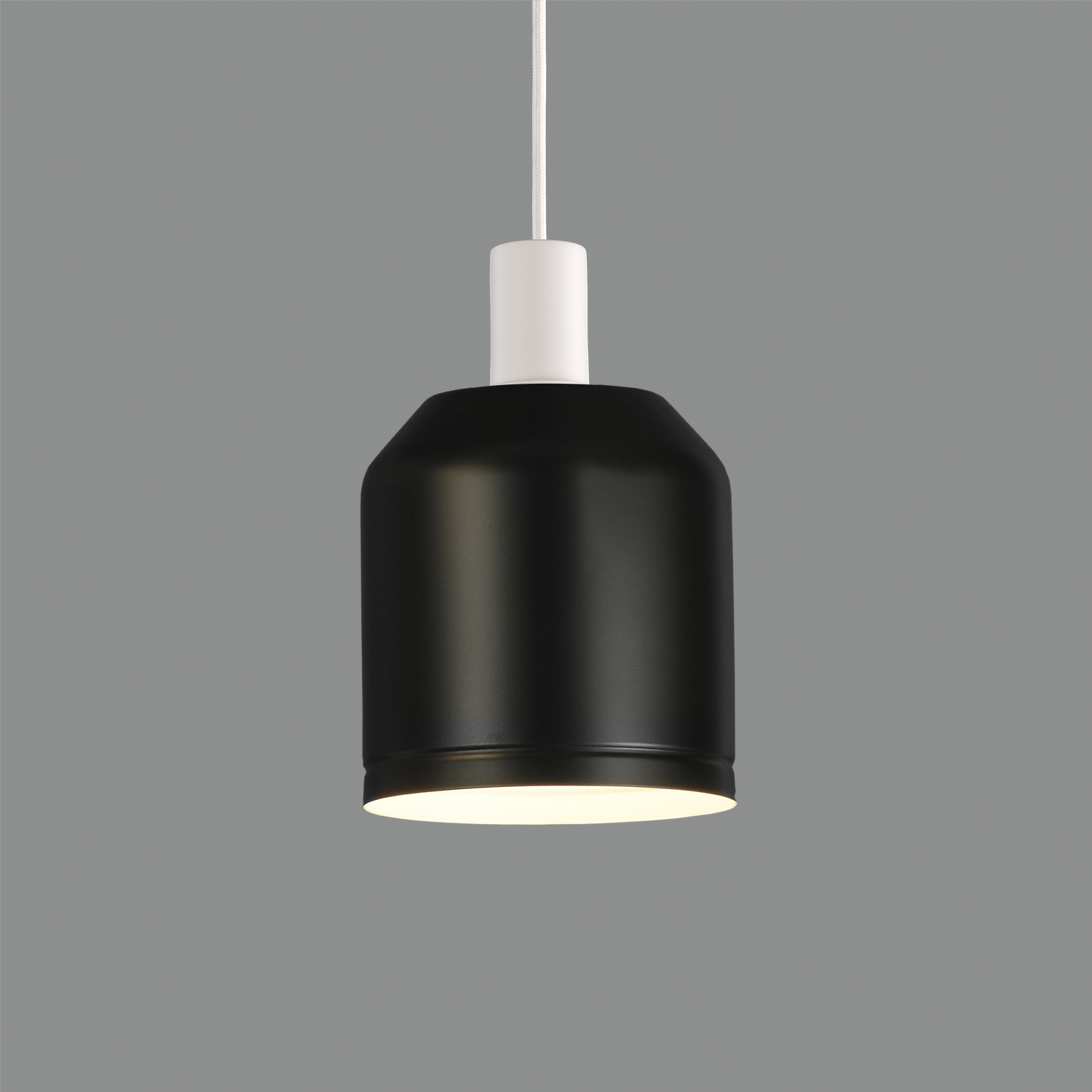 Lampa Turkana 3908/16 Czarny klosz, czarny kabel