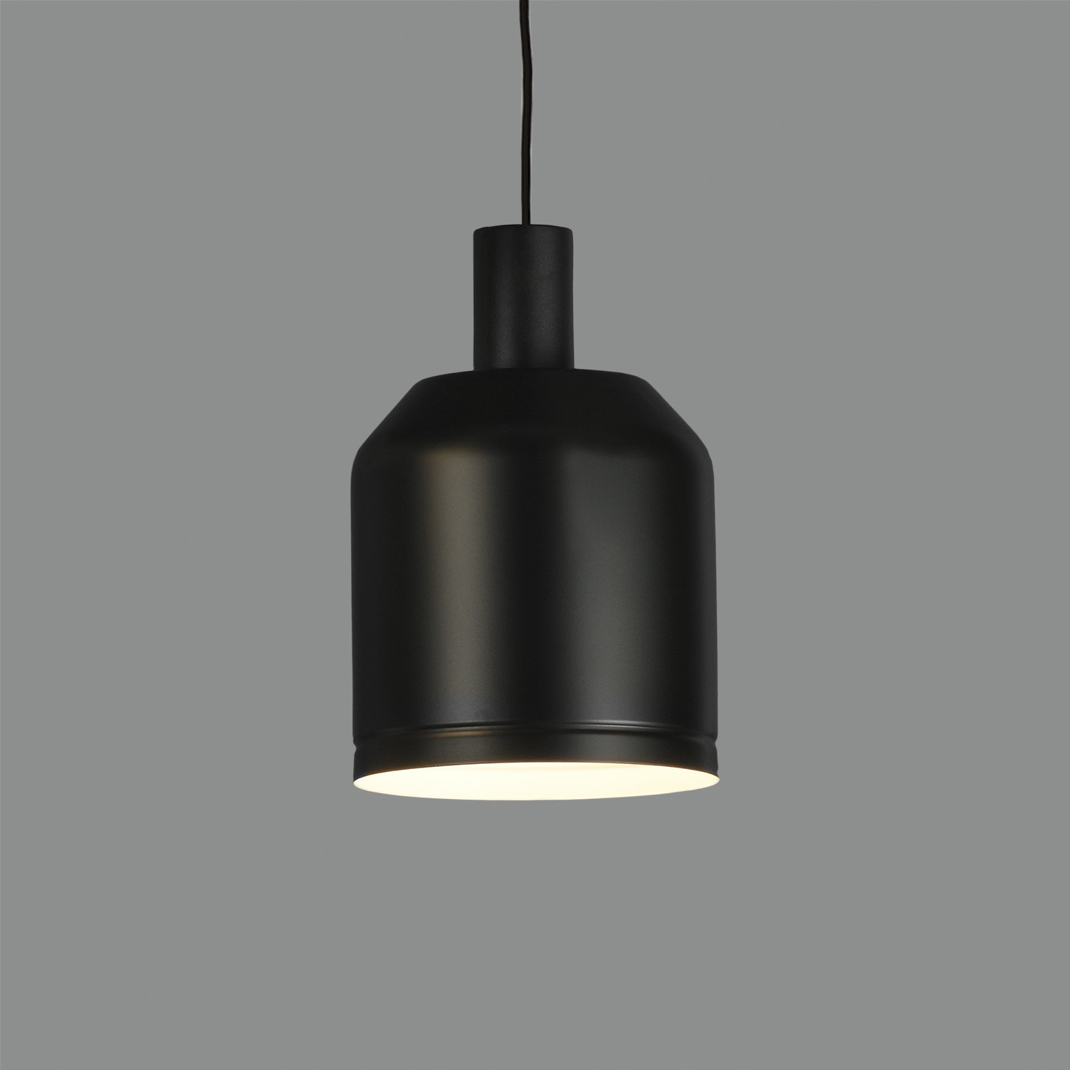 Lampa Turkana 3908/16 Czarny klosz, biały kabel