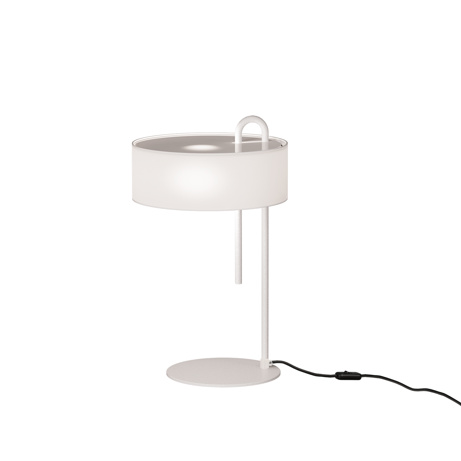 Lampa Clip 8178 Biały teksturowany