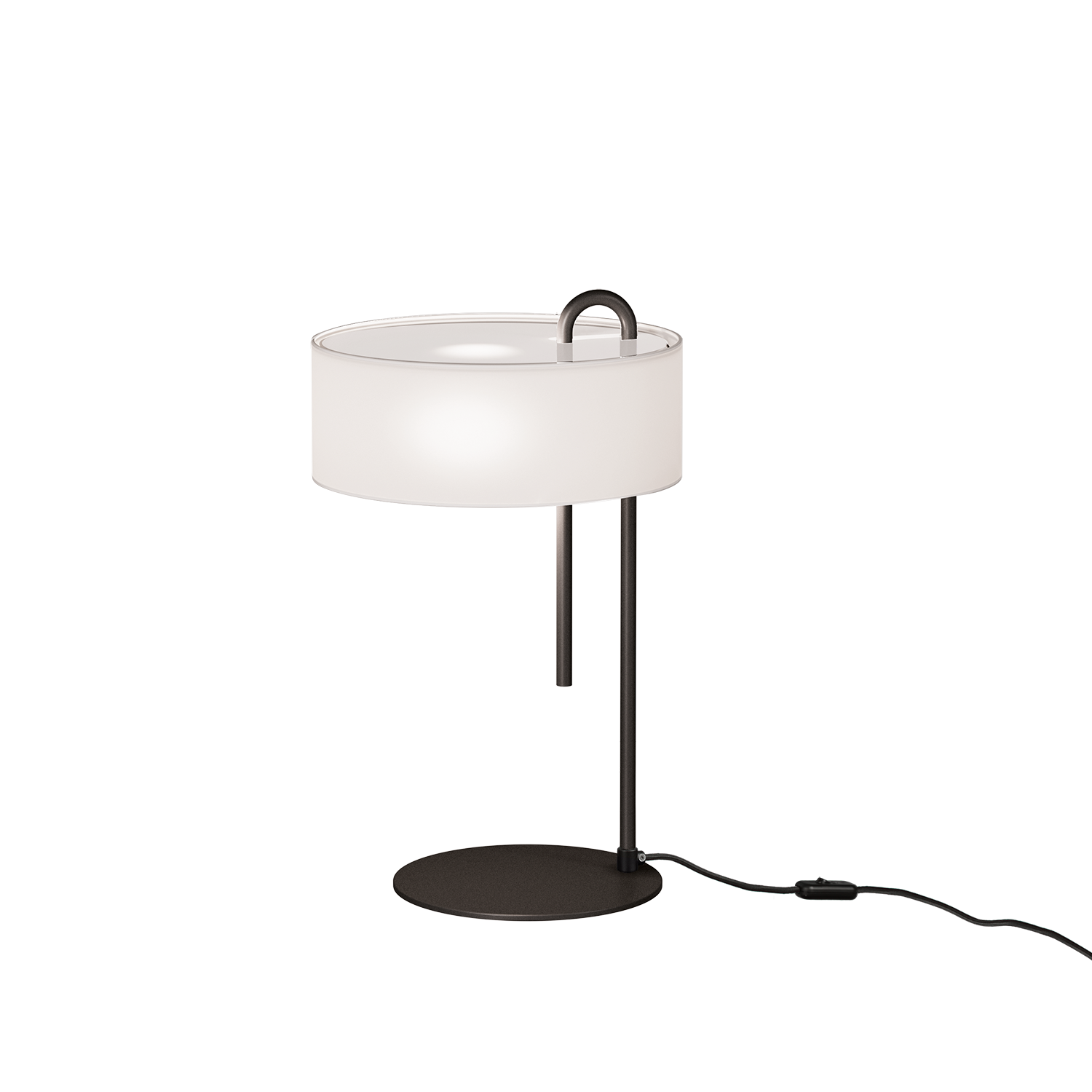 Lampa Clip 8178 Czarny/Biały teksturowany