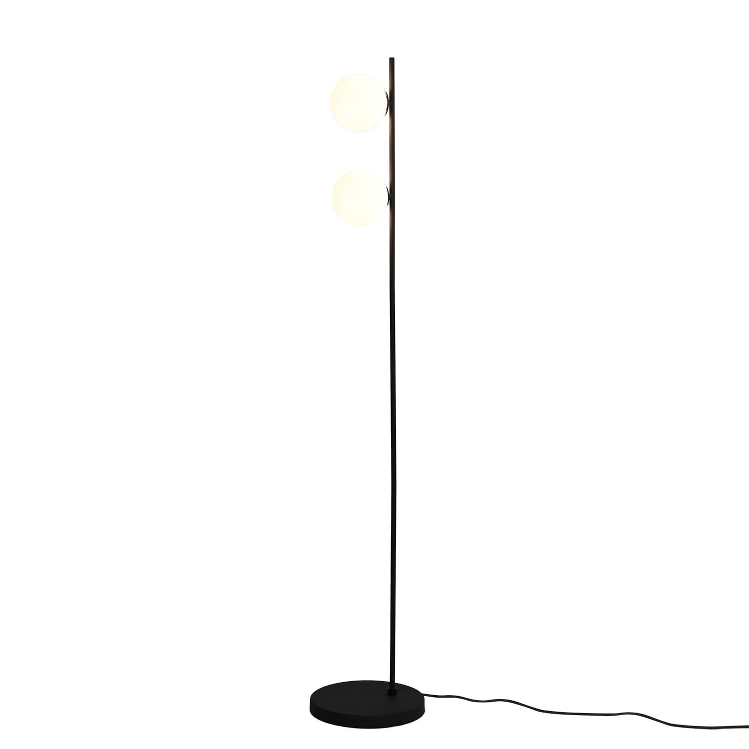 Lampa podłogowa Doris Opal/Textured Black