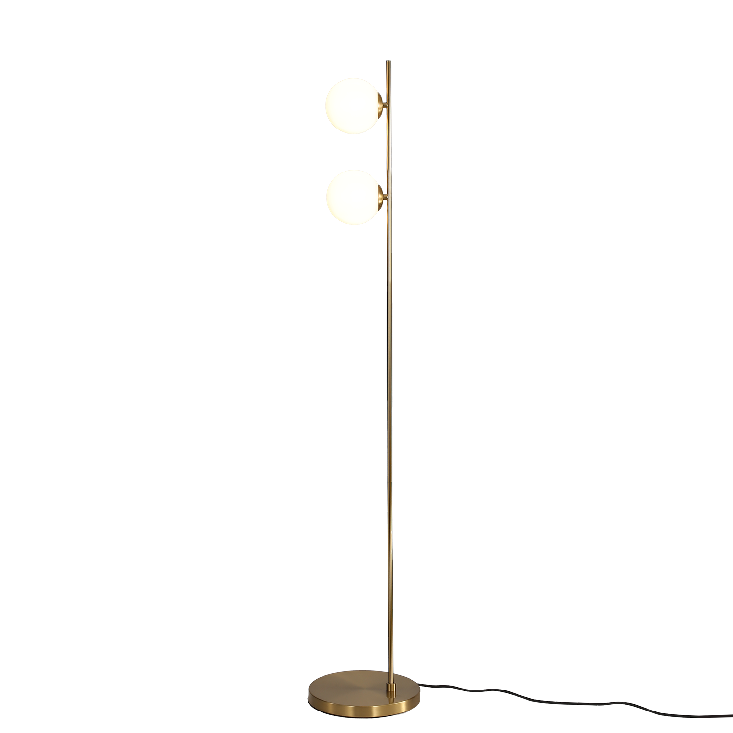 Lampa podłogowa Doris Antique Gold/Opal