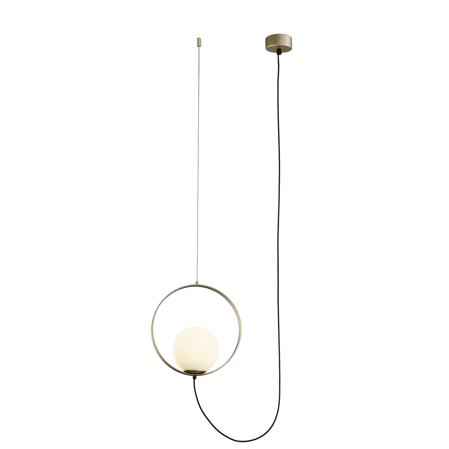 Lampa wisząca Halo 3815/1 Tech. Gold/Opal