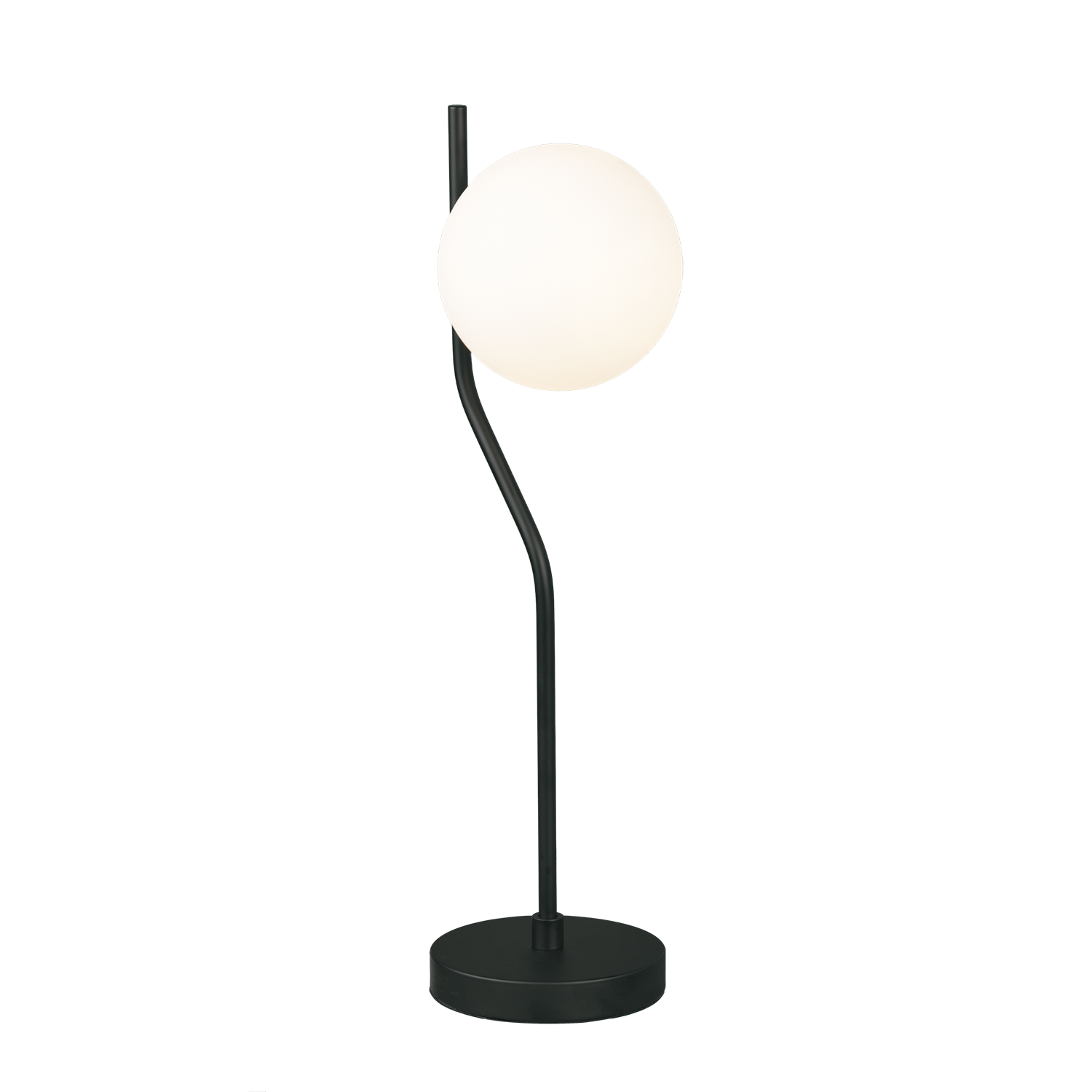 Lampa stołowa Maui Opal/Black Matt (białe tło)